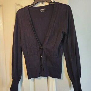 XOXO Black Long Sleeve Cardigan Medium